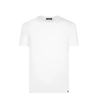 Tricou cu guler rotund din bumbac modal
