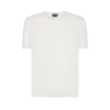 Tricou cu guler rotund din bumbac pur