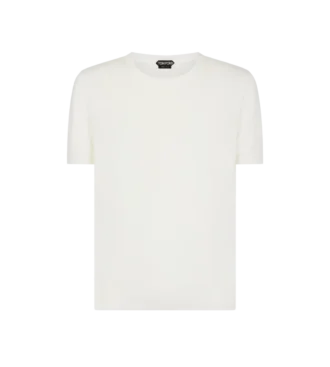 Tricou cu guler rotund din bumbac pur Tricou cu guler rotund din bumbac pur