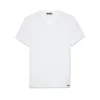 Tricou din bumbac cu guler în V Tricou din bumbac cu guler în V