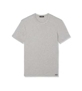 Tricou din bumbac cu guler rotund