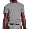 Tricou din bumbac cu guler rotund Tricou din bumbac cu guler rotund