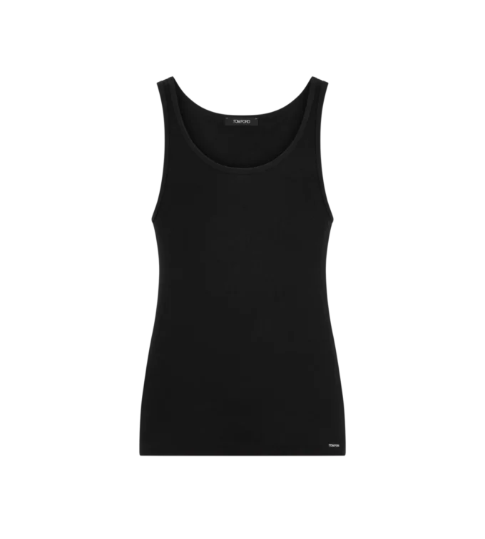 Tricou din bumbac modal cu nervuri Tricou din bumbac modal cu nervuri