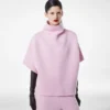 Tricou sculptural cu guler în formă de pâlnie din amestec de cașmir ultrafin Tricou sculptural cu guler în formă de pâlnie din amestec de cașmir ultrafin