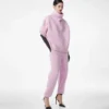 Tricou sculptural cu guler în formă de pâlnie din amestec de cașmir ultrafin Tricou sculptural cu guler în formă de pâlnie din amestec de cașmir ultrafin