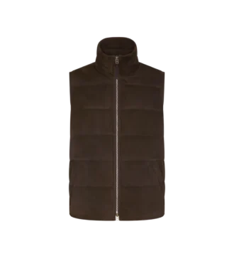 Vestă din piele de căprioară ușoară Vestă din piele de căprioară ușoară