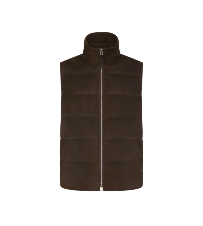 Vestă din piele de căprioară ușoară