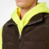 Vestă din piele de căprioară ușoară