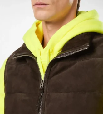 Vestă din piele de căprioară ușoară Vestă din piele de căprioară ușoară